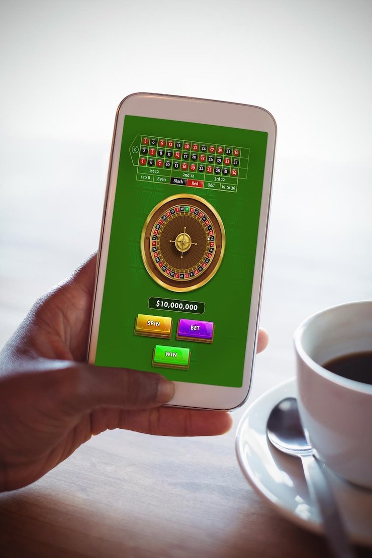 Pengguna membaca event lewat mobile
